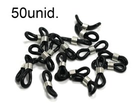 Porta lentes negros con plateado